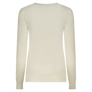 White Viscose Women Sweater