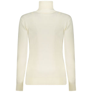 White Viscose Women Sweater