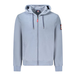 Blue Polyester Men Sweater