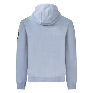 Blue Polyester Men Sweater