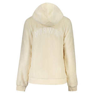 White Polyester Women Jacket