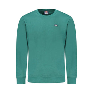 Green Cotton Mens Sweater