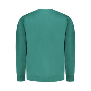 Green Cotton Mens Sweater