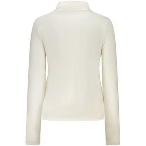White Polyester Women Sweater