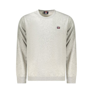 Gray Cotton Men Sweater
