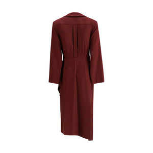 Como Dress in crêpe de chine