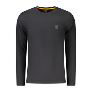 Black Cotton Men TShirt