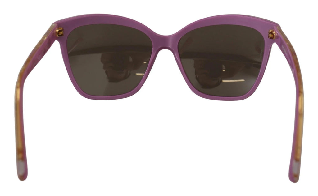 Dolce & Gabbana DG4251 Pink Gold Full Rim Rectangle Frame Shades