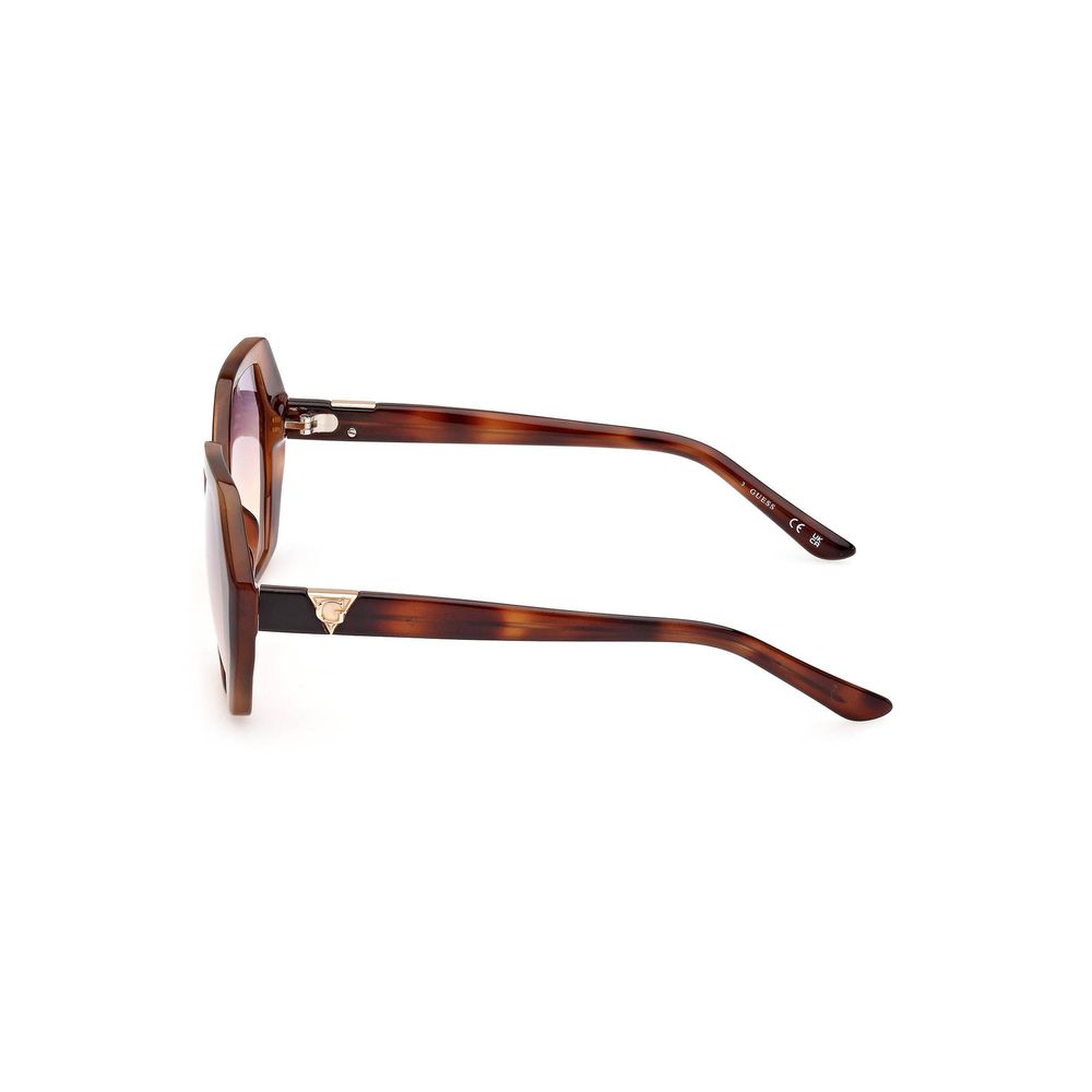 Brown Injected Sunglasses
