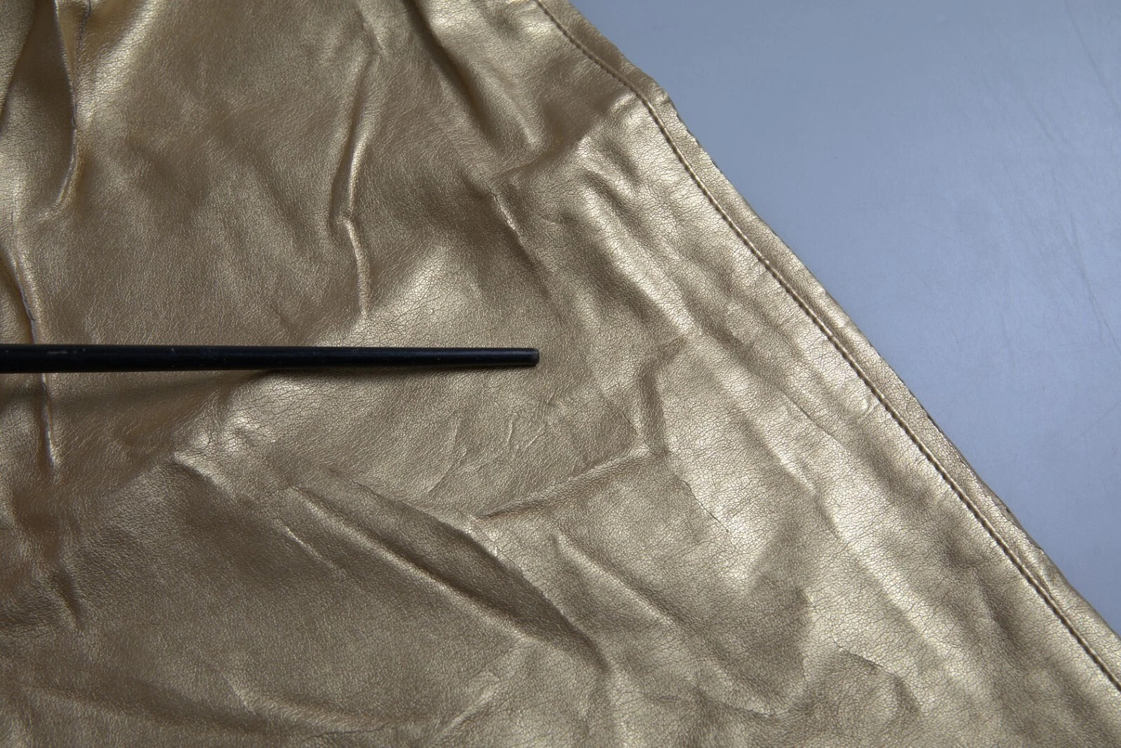 Dolce & Gabbana Gold High Waist Skinny Women Metallic Pants