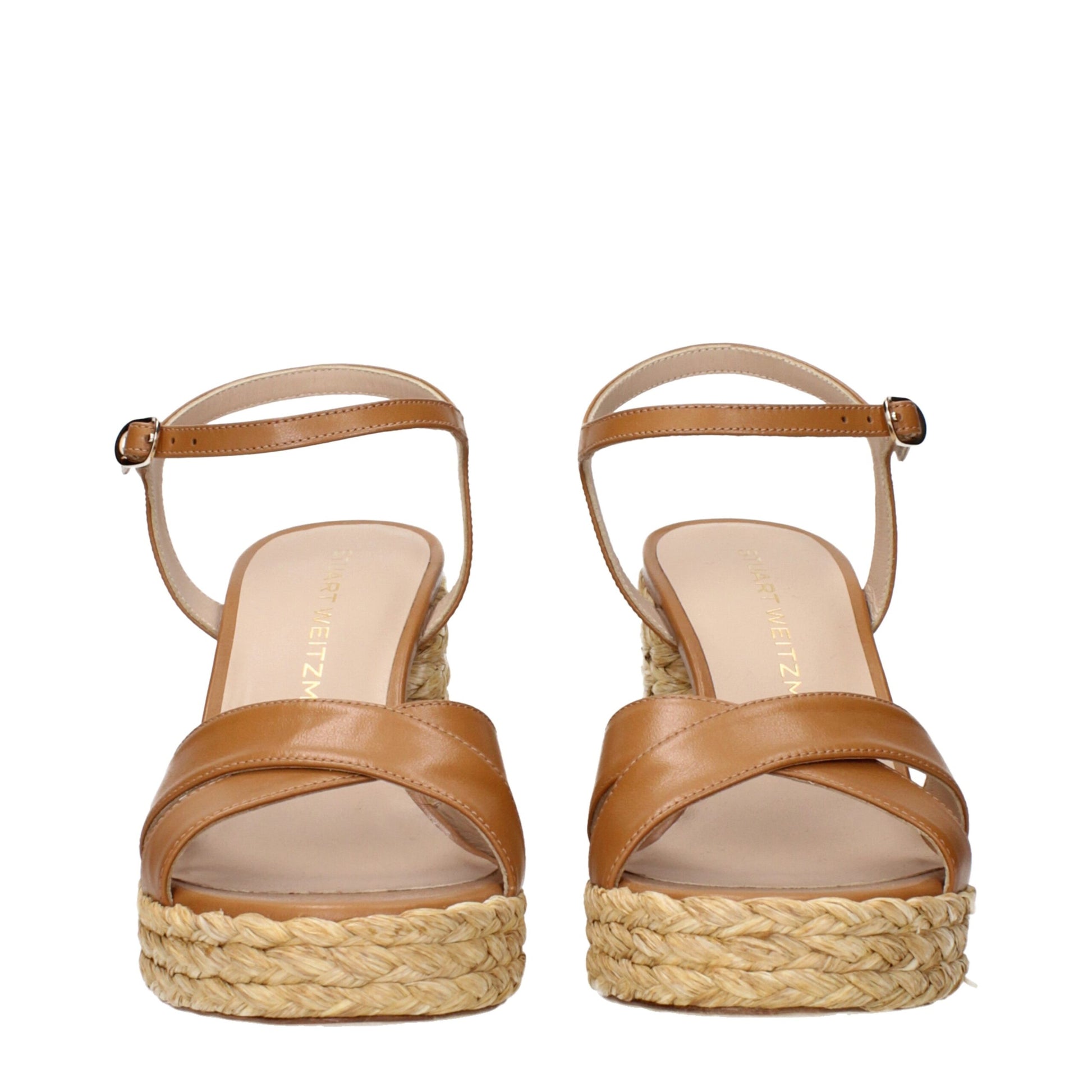 Brown Leather Platforms
