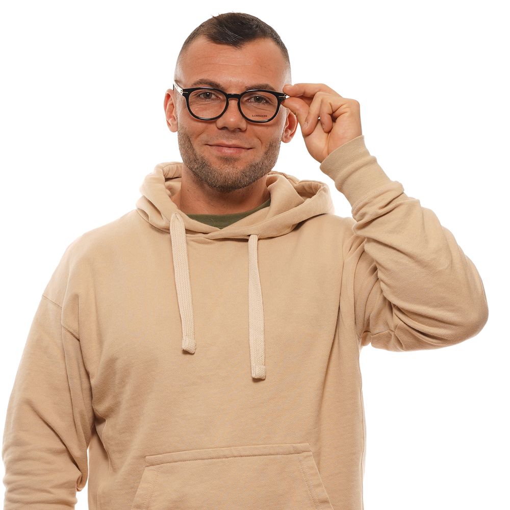 Longines Black Plastic Glasses (Frames)