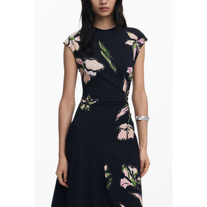 Black Cotton Women Dress