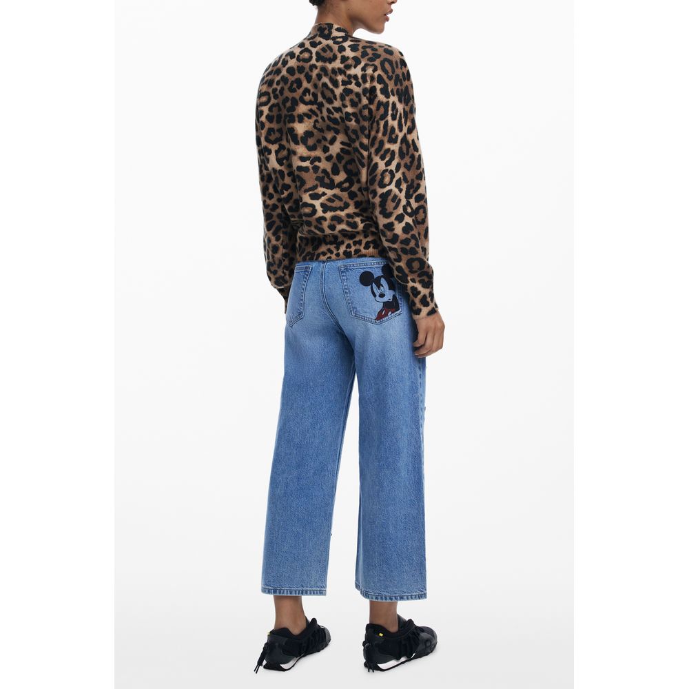 Brown Elastane Women Sweater