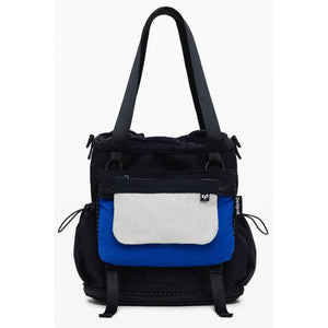 Black Polyester Handbag