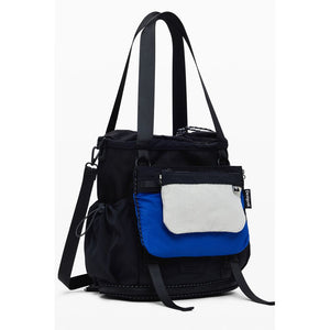 Black Polyester Handbag
