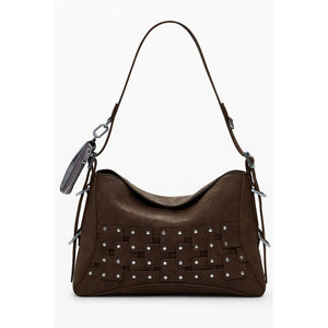 Brown Polyethylene Handbag