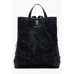 Black Polyethylene Backpack