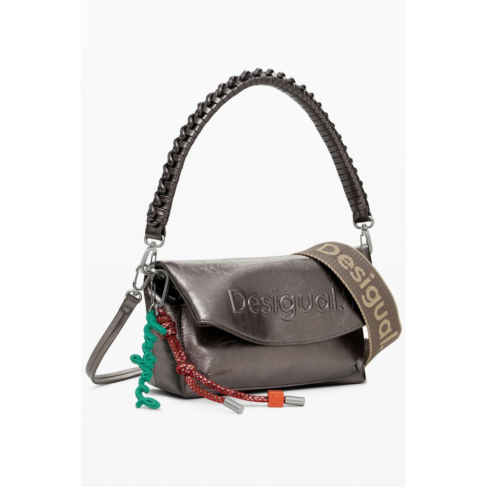 Bronze Polyethylene Women Handbag