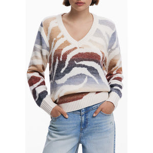 White Marabou Sweater