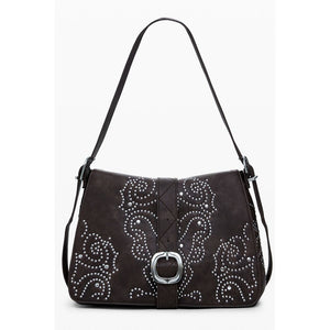 Brown Polyethylene Handbag