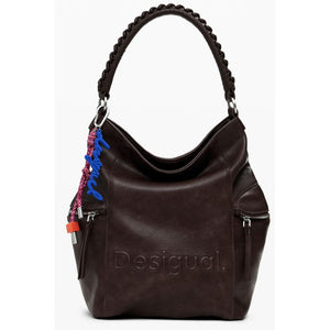 Brown Polyethylene Backpack
