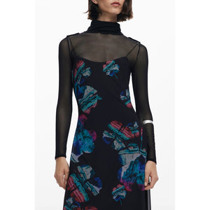 Black Polyester Dress