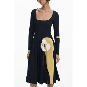Black Cotton Dress