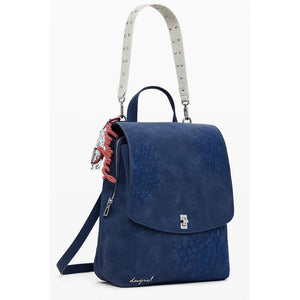 Blue Polyethylene Backpack