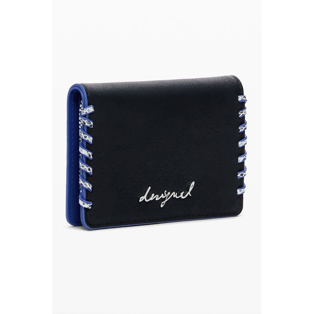 "Black Polyethylene Women Wallet"