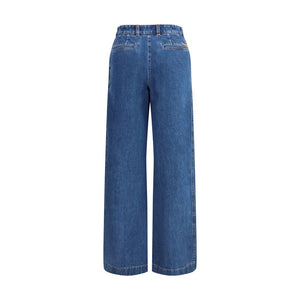 Straight Jeans with pinces