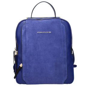 Blue Leather Backpacks