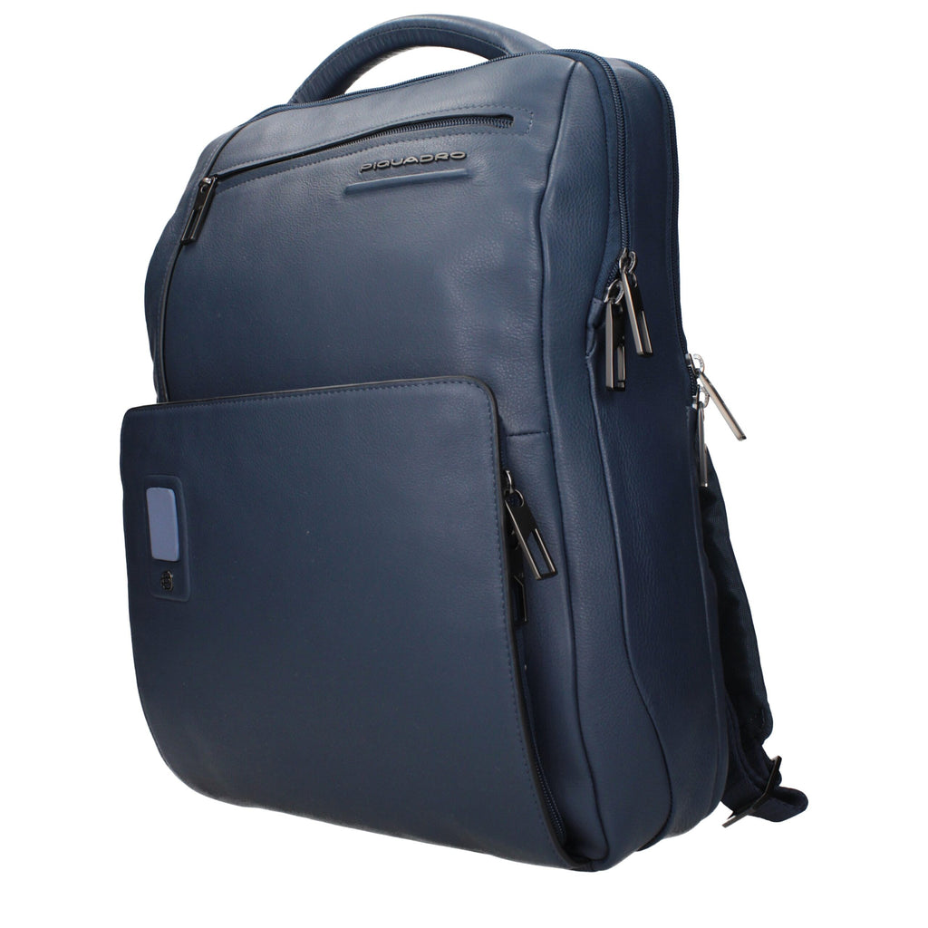 Blue Leather Backpacks