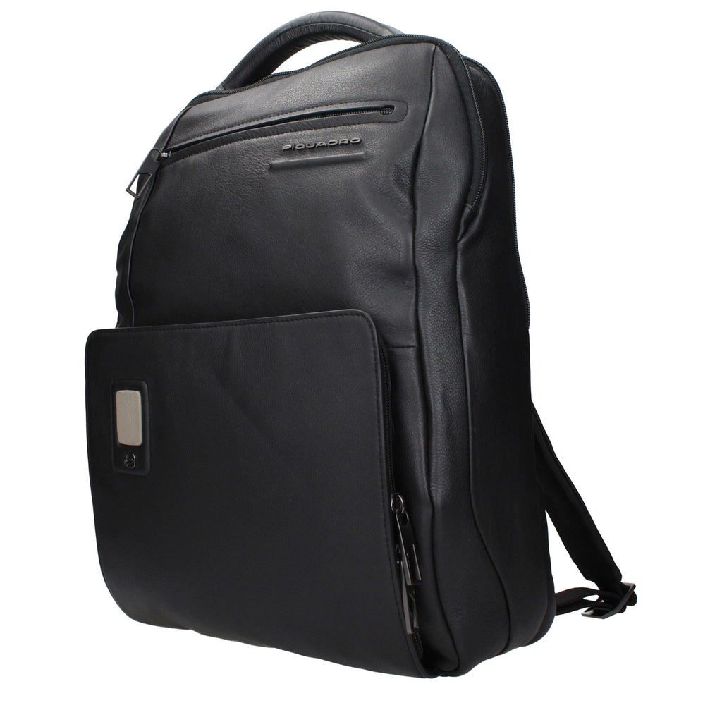Black Leather Backpacks