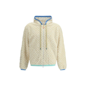 Monogram jacquard fleece Jacket