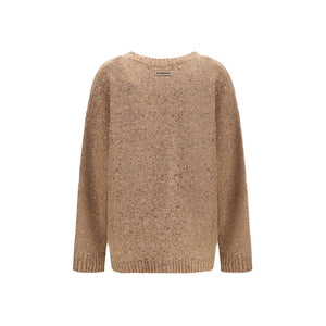 Bouclé fabric Cardigan with rhinestones