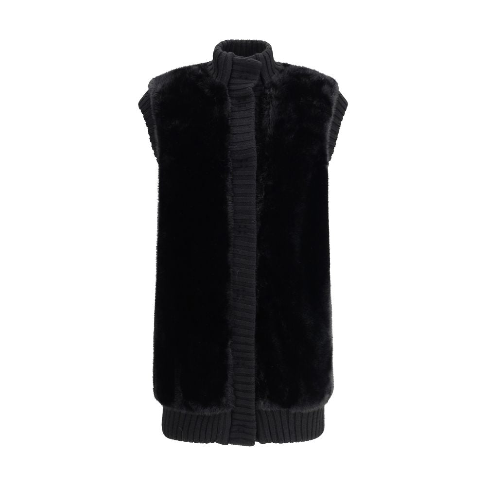Long Vest in faux fur