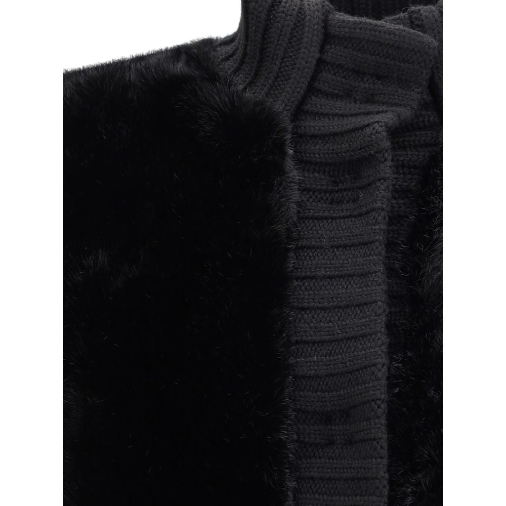 Long Vest in faux fur