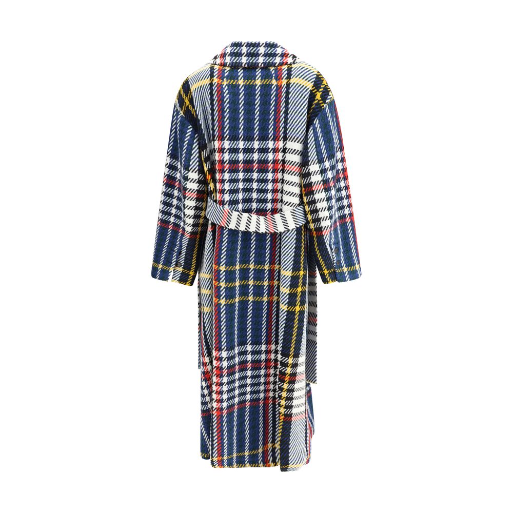 Check long Coat