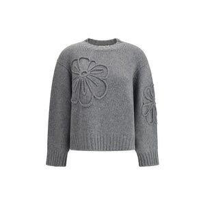 Embroidered flower Sweater