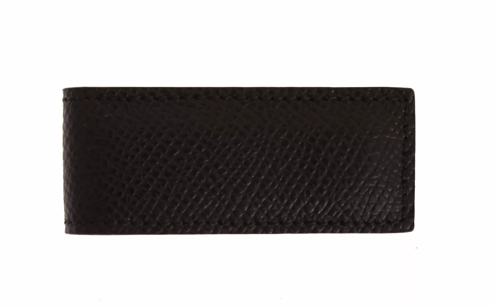 Brown Leather Magnet Mens Money Cash Clip