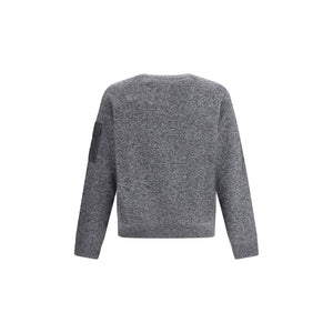 Wool mouliné and cashmere Sweater