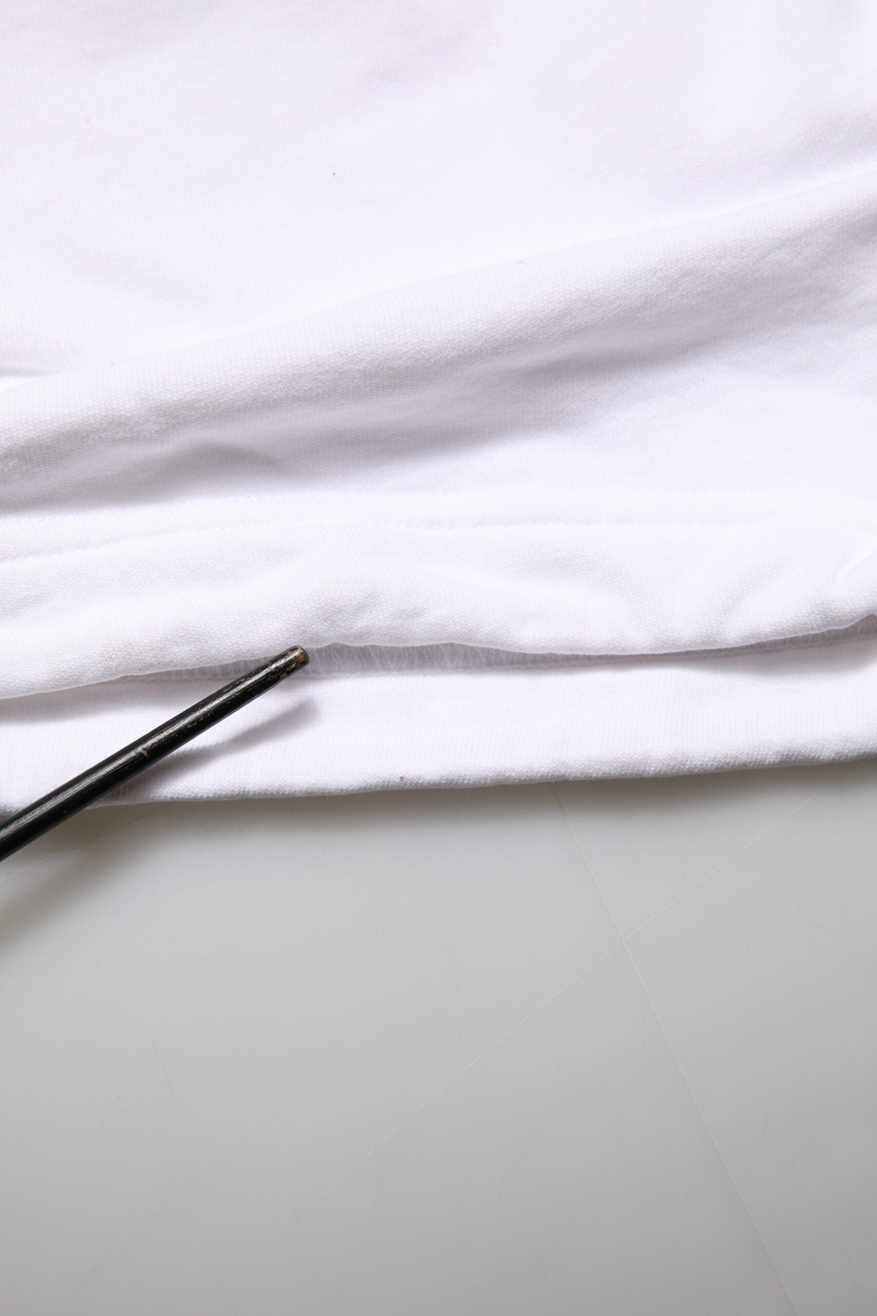 Dolce & Gabbana White Cotton Cargo Trousers Logo Patch Pants