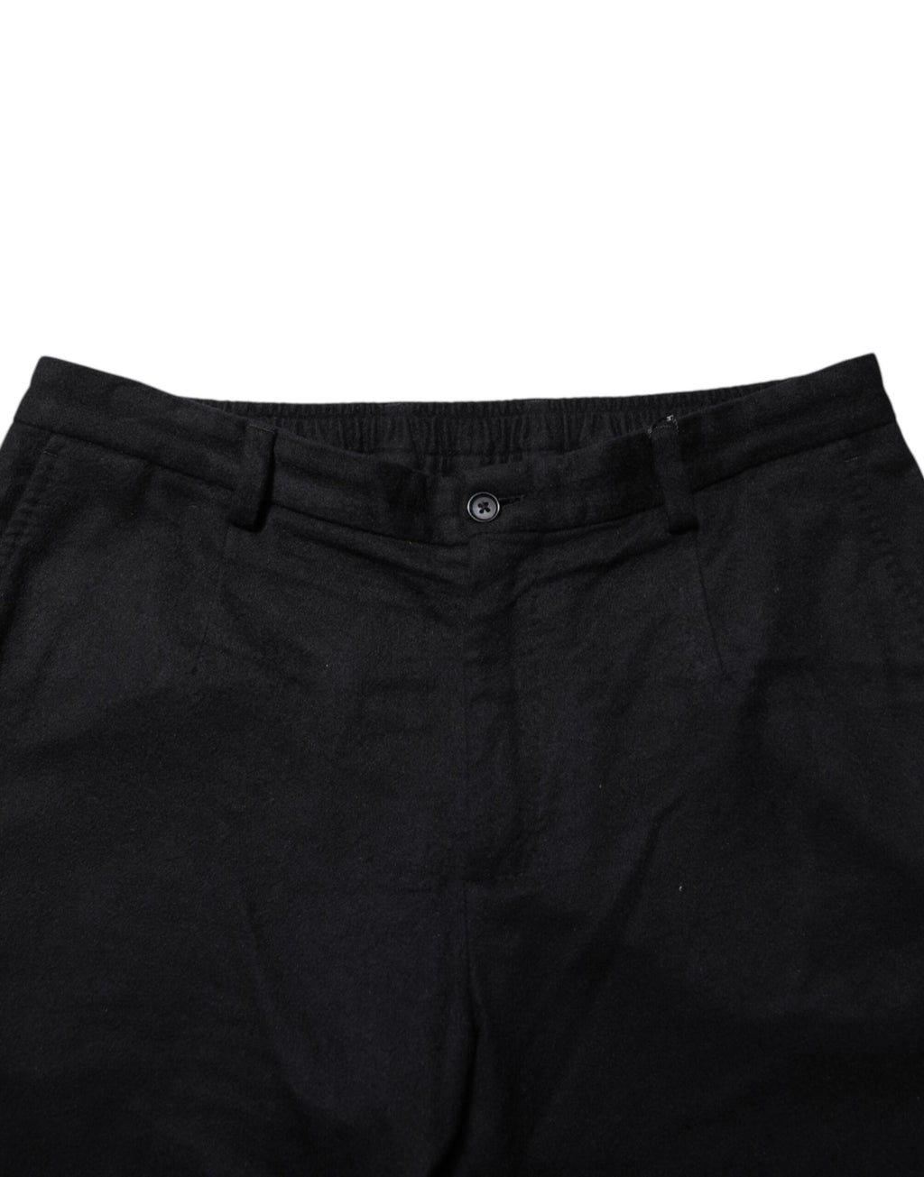 Dolce & Gabbana Black Cashmere Dress Formal Men Trouser Pants
