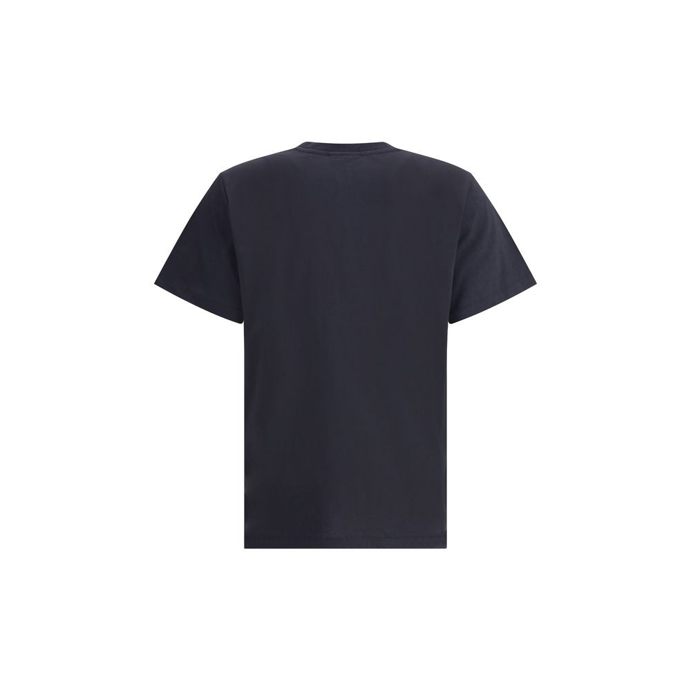 Ganni Black Cotton T-Shirt