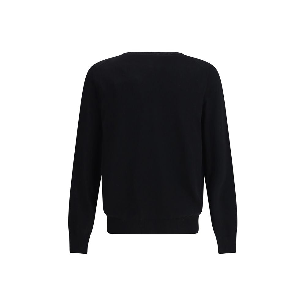 Alexander McQueen Black Wool Sweatshirt