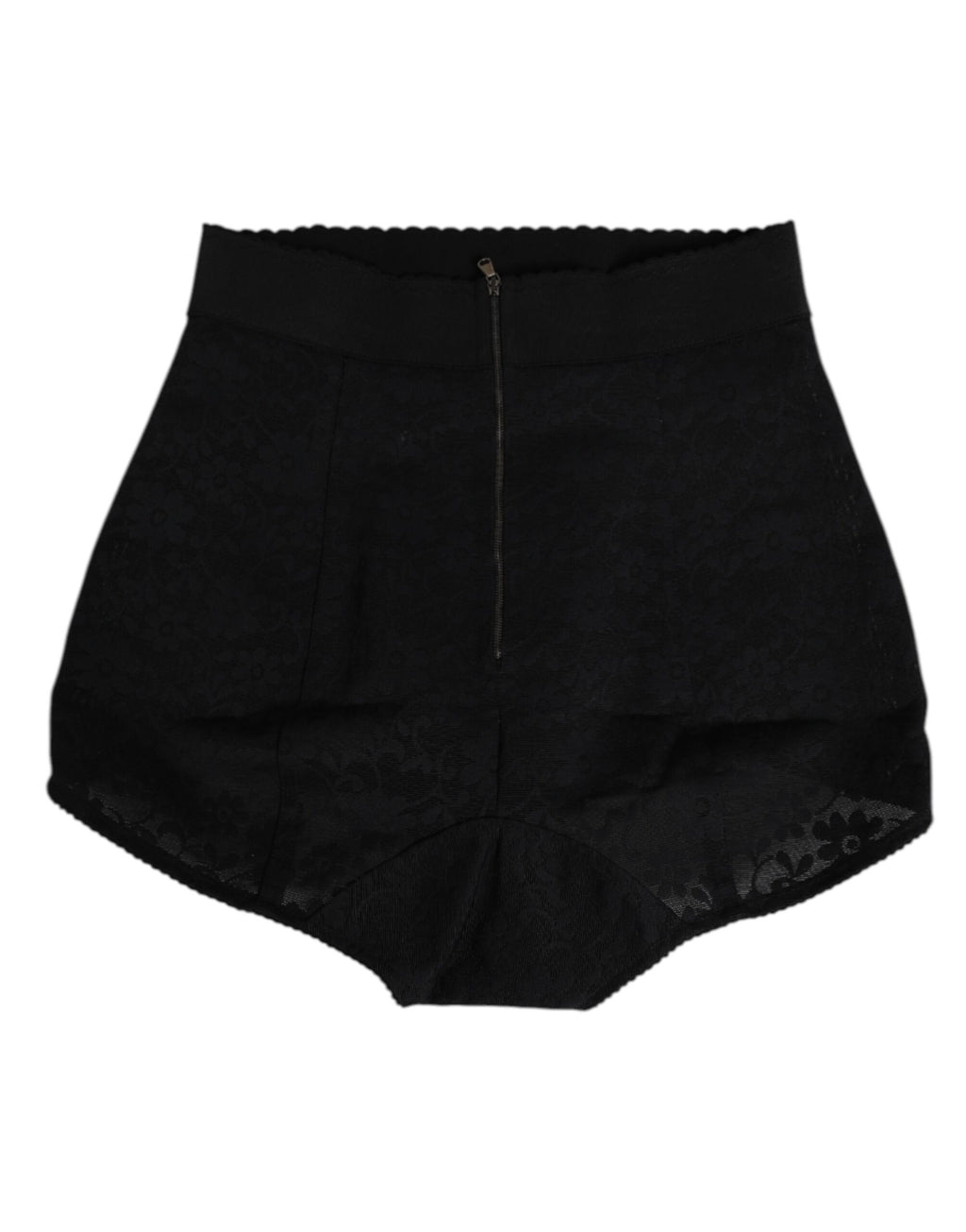 Dolce & Gabbana Black Nylon High Waist Short Panty Underwear