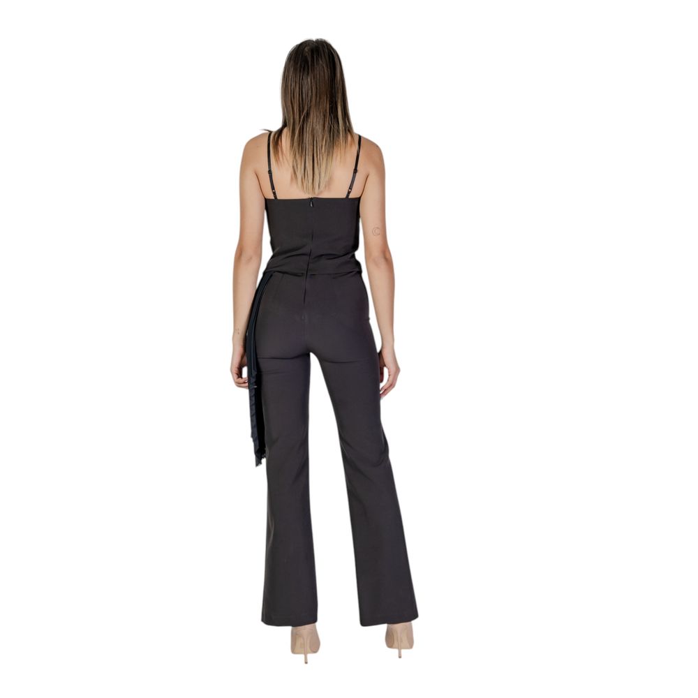 Rinascimento Black Polyester Jumpsuit