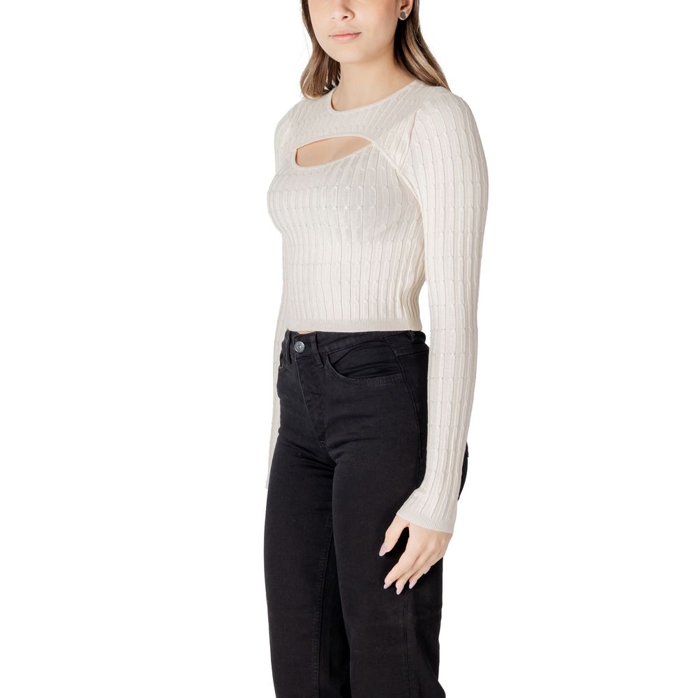 Only Beige Marabou Sportswear