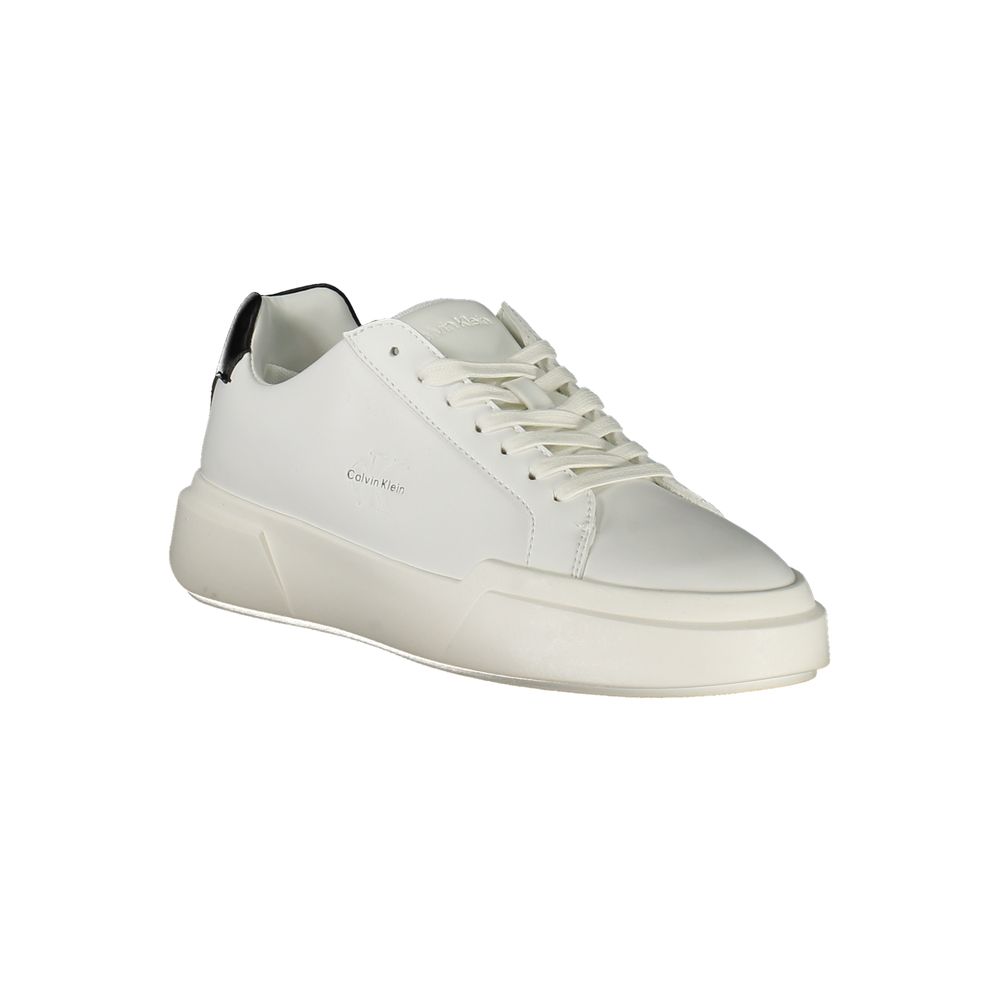 Calvin Klein White Leather Women Sneaker